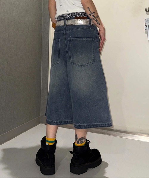 sedacle（セダクル）の「グリッターハーフデニム（デニムパンツ・メンズ・ボルドー/ブラック/インディゴブルー/ブルー系その他・MEDIUM/LARGE/SMALL）」の18枚目の写真