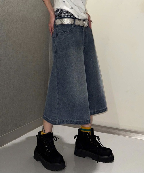 sedacle（セダクル）の「グリッターハーフデニム（デニムパンツ・メンズ・ボルドー/ブラック/インディゴブルー/ブルー系その他・MEDIUM/LARGE/SMALL）」の19枚目の写真