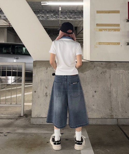 sedacle（セダクル）の「グリッターハーフデニム（デニムパンツ・メンズ・ボルドー/ブラック/インディゴブルー/ブルー系その他・MEDIUM/LARGE/SMALL）」の10枚目の写真