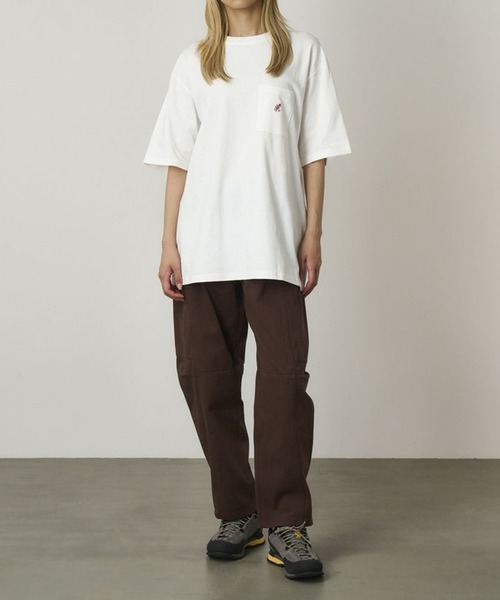 Gramicci(グラミチ)の「【GRAMICCI】ONE POINT TEE(Tシャツ/カットソー・メンズ・ホワイト/ブラック・M/L/XL/S)」の4枚目の写真