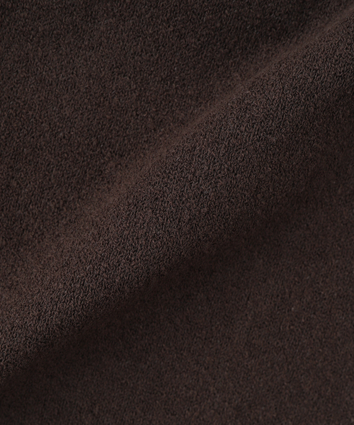 ATON(エイトン)の「ATON(エイトン) COTTON WASHI BOUCLE POL0 CARDIGAN(ニット/セーター・メンズ・ブラウン・4/6)」の3枚目の写真