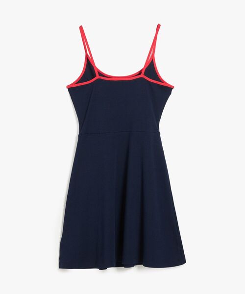 tommy jeans(トミー ジーンズ)の「【ウォニョン着用】フィットアンドフレアストラップバッジワンピース(ワンピース・レディース・マルチ・MEDIUM/SMALL/X-SMALL)」の3枚目の写真