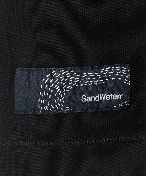 SandWaterr(サンドウォーター)の「<SandWaterr> BAGGY/T NS/ノースリーブ(Tシャツ/カットソー・メンズ・オフホワイト/ブラック・1/2)」の7枚目の写真