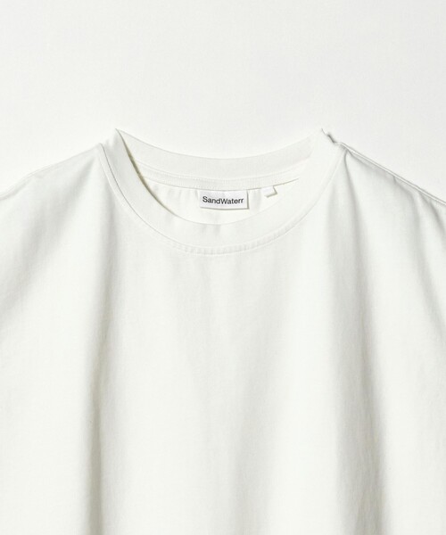 SandWaterr(サンドウォーター)の「<SandWaterr> BAGGY/T NS/ノースリーブ(Tシャツ/カットソー・メンズ・オフホワイト/ブラック・1/2)」の9枚目の写真