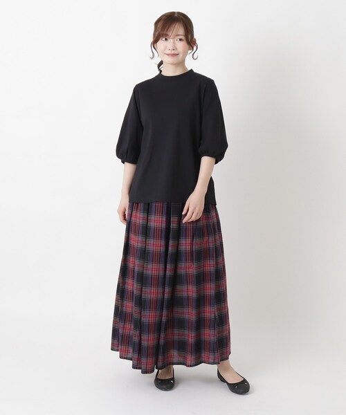 one'sterrace(ワンズテラス)の「【リンネル7月号掲載】パフスリーブ コットンカットソープルオーバー(Tシャツ/カットソー・レディース・ブラック系8/ブルー系その他7/グリーン系その他6/レッド系9/ベージュ系その他7/アイボリー系8・02)」の22枚目の写真
