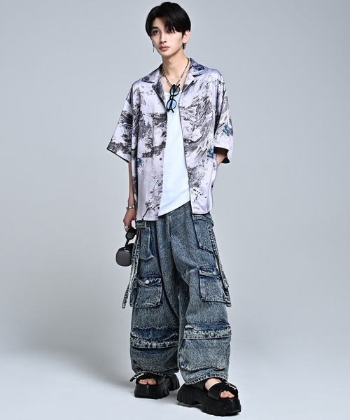 ADRER（アドラー）の「Punch Layered Oversize Tank Top ／ ポンチ レイヤード オーバーサイズタンクトップ（タンクトップ・メンズ・ホワイト/ブラック・L/M/S/XS）」の11枚目の写真