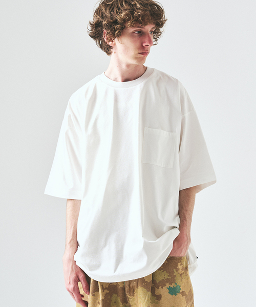 417 EDIFICE(フォーワンセブンエディフィス)の「PERFECTECH / パーフェクテック ショートスリーブT(Tシャツ/カットソー・メンズ・ブラック系その他/ブラック/ダークブルー/ネイビー/ホワイト・LARGE/MEDIUM/SMALL/X-LARGE)」の1枚目の写真