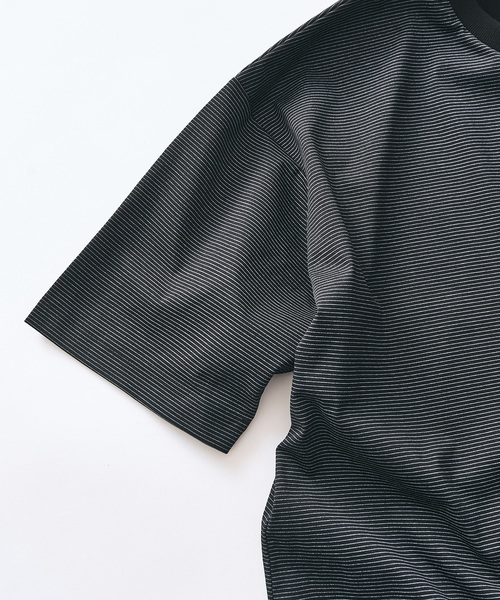 417 EDIFICE(フォーワンセブンエディフィス)の「PERFECTECH / パーフェクテック ショートスリーブT(Tシャツ/カットソー・メンズ・ブラック系その他/ブラック/ダークブルー/ネイビー/ホワイト・LARGE/MEDIUM/SMALL/X-LARGE)」の7枚目の写真