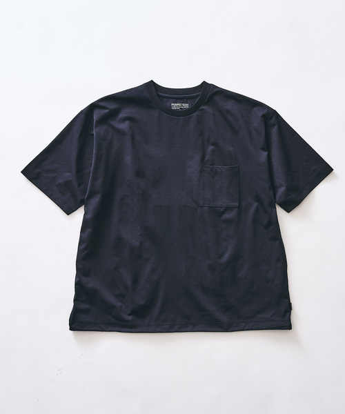 417 EDIFICE(フォーワンセブンエディフィス)の「PERFECTECH / パーフェクテック ショートスリーブT(Tシャツ/カットソー・メンズ・ブラック系その他/ブラック/ダークブルー/ネイビー/ホワイト・LARGE/MEDIUM/SMALL/X-LARGE)」の13枚目の写真