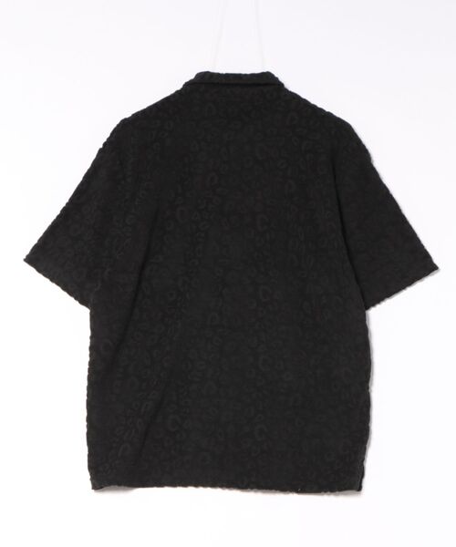 VIBGYOR（ヴィブジョー）の「【Bls】 【ZM】【Bling Leads】レオパード柄 パイルオープンカラーシャツ(BL)（シャツ/ブラウス・メンズ・チャコールグレー/ブラック/ホワイト・LARGE/MEDIUM）」の8枚目の写真