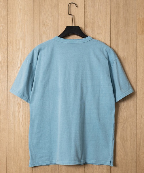 Goodwear(グッドウェア)の「【h】〔Goodwear/グッドウェア〕USAコットン ヘビーウェイト ヘンリーネック ピグメント半袖Tシャツ/無地T(Tシャツ/カットソー・メンズ・ライトブルー/チャコールグレー/ピンク・SMALL/LARGE/MEDIUM)」の9枚目の写真