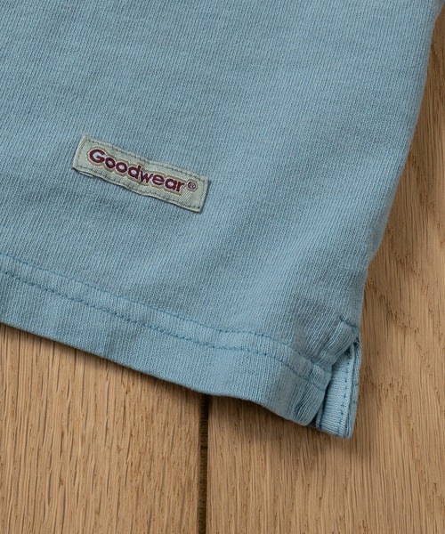 Goodwear(グッドウェア)の「【h】〔Goodwear/グッドウェア〕USAコットン ヘビーウェイト ヘンリーネック ピグメント半袖Tシャツ/無地T(Tシャツ/カットソー・メンズ・ライトブルー/チャコールグレー/ピンク・SMALL/LARGE/MEDIUM)」の6枚目の写真
