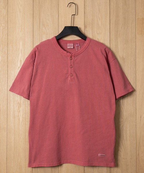Goodwear(グッドウェア)の「【h】〔Goodwear/グッドウェア〕USAコットン ヘビーウェイト ヘンリーネック ピグメント半袖Tシャツ/無地T(Tシャツ/カットソー・メンズ・ライトブルー/チャコールグレー/ピンク・SMALL/LARGE/MEDIUM)」の13枚目の写真