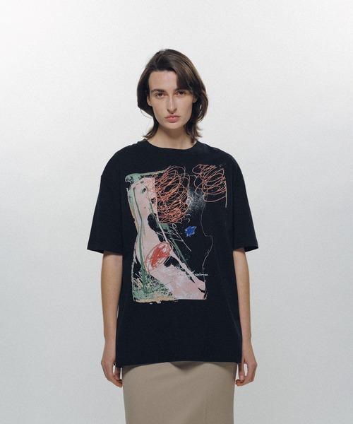 KEISUKEYOSHIDA(ケイスケヨシダ)の「Raco T-shirt(Tシャツ/カットソー・レディース・ブラック/ホワイト・L/M/S)」の6枚目の写真