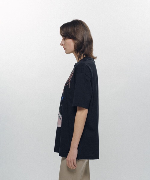 KEISUKEYOSHIDA(ケイスケヨシダ)の「Raco T-shirt(Tシャツ/カットソー・レディース・ブラック/ホワイト・L/M/S)」の7枚目の写真