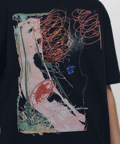 KEISUKEYOSHIDA(ケイスケヨシダ)の「Raco T-shirt(Tシャツ/カットソー・レディース・ブラック/ホワイト・L/M/S)」の9枚目の写真