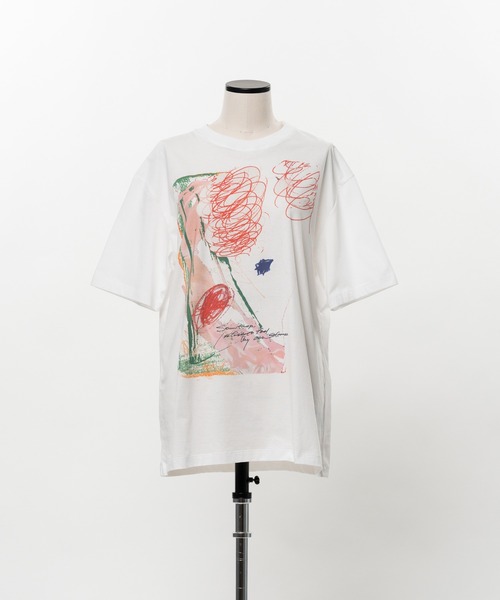KEISUKEYOSHIDA(ケイスケヨシダ)の「Raco T-shirt(Tシャツ/カットソー・レディース・ブラック/ホワイト・L/M/S)」の4枚目の写真