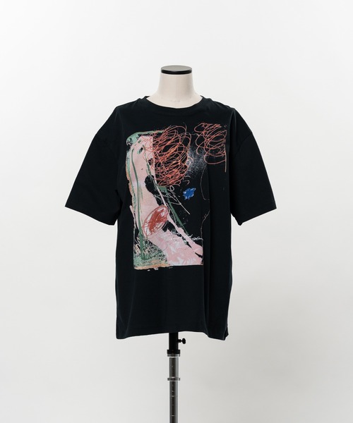 KEISUKEYOSHIDA(ケイスケヨシダ)の「Raco T-shirt(Tシャツ/カットソー・レディース・ブラック/ホワイト・L/M/S)」の10枚目の写真