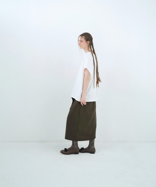 bedsidedrama（ベットサイドドラマ）の「BEDSIDEDRAMA/ベッドサイドドラマ/CATBERUS Dress Tee（Tシャツ/カットソー・レディース・ブラック/ホワイト/ピンク・1）」の5枚目の写真