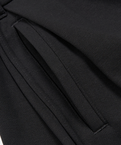 EXCONTAINER（エックスコンテナ）の「カーゴバミューダスウェットパンツ（ブラック）（その他パンツ・メンズ・その他・MEDIUM/LARGE/X-LARGE）」の4枚目の写真