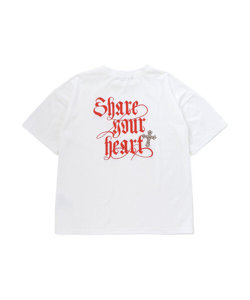 ZIDDY(ジディ)の「シェアユアハート・ロゴTシャツ(130~160cm)(Tシャツ/カットソー・キッズ・ホワイト/ブラック・130cm/150cm/140cm/FREE)」の10枚目の写真