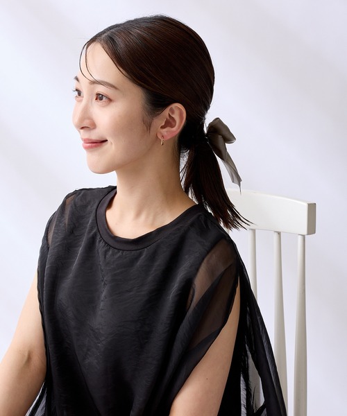 CALIN　STANDARD（カリンスタンダード）の「◆金属アレルギー対応◆◆made in japan◆【片手でスムースワンタッチ】スリムビジュー　ミニスムースピアス（ピアス（両耳用）・レディース・ピンクゴールド/ゴールド/シルバー・FREE）」の14枚目の写真