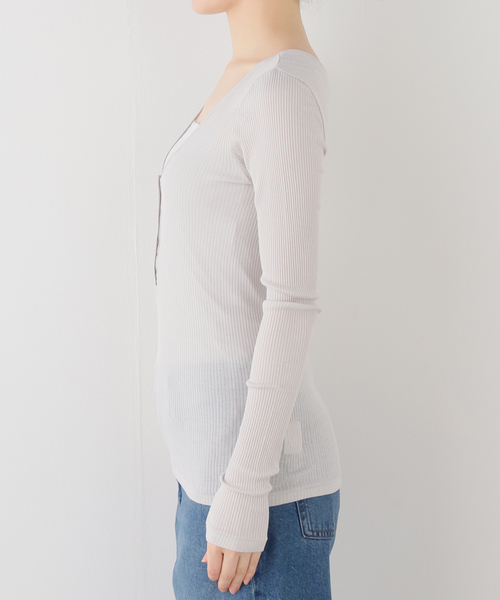 JOURNAL STANDARD(ジャーナルスタンダード)の「【MALU/マル】PALMA(Tシャツ/カットソー・レディース・ホワイト/チャコールグレー・FREE)」の10枚目の写真