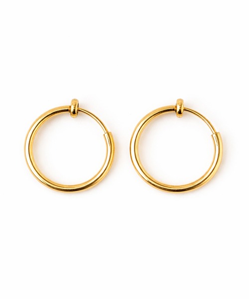 ORLEAN(オルレアン)の「【ORLEAN】シンプルフープイヤリング 太さ2.2mm(イヤリング・レディース・シルバー系4/シルバー系2/ピンク系3/ゴールド系4/ピンク系5/ゴールド系2・16/12)」の6枚目の写真
