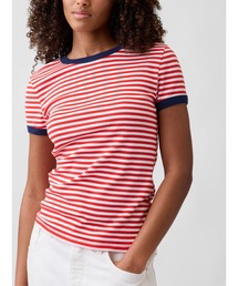 モダンリブ リンガーTシャツ