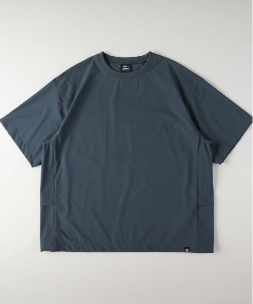 CAMP7(キャンプセブン)の「CAMP7(キャンプ7)【PLAY PROOF】アクティブTシャツ(Tシャツ/カットソー・メンズ・カーキブラウン/ブラック/ブルー・S/M/L/XL)」の1枚目の写真