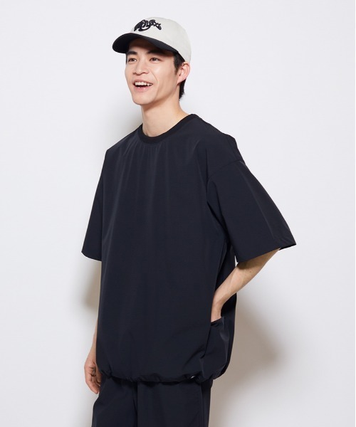 CAMP7(キャンプセブン)の「CAMP7(キャンプ7)【PLAY PROOF】アクティブTシャツ(Tシャツ/カットソー・メンズ・カーキブラウン/ブラック/ブルー・S/M/L/XL)」の2枚目の写真