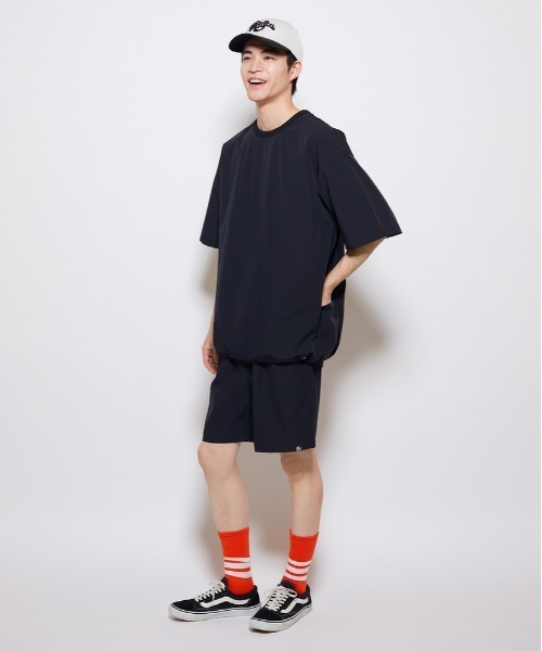 CAMP7(キャンプセブン)の「CAMP7(キャンプ7)【PLAY PROOF】アクティブTシャツ(Tシャツ/カットソー・メンズ・カーキブラウン/ブラック/ブルー・S/M/L/XL)」の4枚目の写真