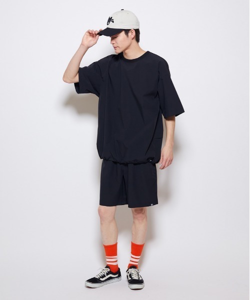 CAMP7(キャンプセブン)の「CAMP7(キャンプ7)【PLAY PROOF】アクティブTシャツ(Tシャツ/カットソー・メンズ・カーキブラウン/ブラック/ブルー・S/M/L/XL)」の5枚目の写真