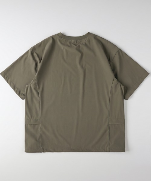 CAMP7(キャンプセブン)の「CAMP7(キャンプ7)【PLAY PROOF】アクティブTシャツ(Tシャツ/カットソー・メンズ・カーキブラウン/ブラック/ブルー・S/M/L/XL)」の6枚目の写真