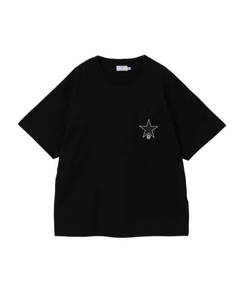 CONVERSE TOKYO(コンバーストウキョウ)の「CIRCLE FLOWER LOGO TEE(Tシャツ/カットソー・レディース・ホワイト/サックスブルー/ブラック・SMALL/MEDIUM)」の16枚目の写真