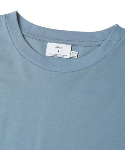 CONVERSE TOKYO(コンバーストウキョウ)の「CIRCLE FLOWER LOGO TEE(Tシャツ/カットソー・レディース・ホワイト/サックスブルー/ブラック・SMALL/MEDIUM)」の22枚目の写真