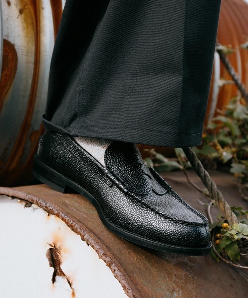 The Kenford Fineshoes（ケンフォードファインシューズ）の「The Kenford Fineshoes EMBOSSED LOAFERS SCOTCH GRAIN（ローファー・メンズ・ブラック・25cm/25.5cm/26cm/26.5cm/27cm）」の8枚目の写真