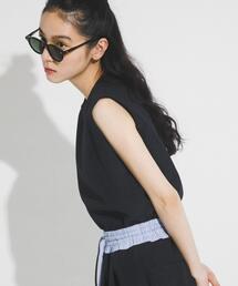 EKAL | 『UR TECH DRYLUXE』ハイツイストフレンチスリーブブラウス(シャツ/ブラウス)