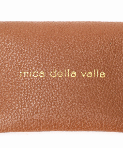 mica della valle(ミカデラヴァッレ)の「mica della valle/ミカデラヴァッレ secchiello-5 ミラー付きバケツバッグ(ハンドバッグ・レディース・ブラウン・FREE)」の19枚目の写真