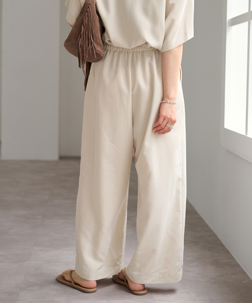 U by SPICK&SPAN(ユーバイスピックアンドスパン)の「フィブリルオールインワン(つなぎ/オールインワン・レディース・ベージュ/ネイビー・36/38)」の16枚目の写真