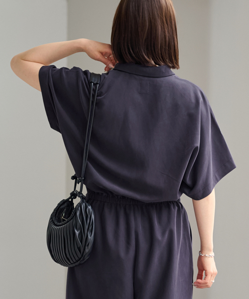 U by SPICK&SPAN(ユーバイスピックアンドスパン)の「フィブリルオールインワン(つなぎ/オールインワン・レディース・ベージュ/ネイビー・36/38)」の21枚目の写真