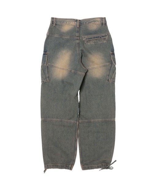 le cercle ADAM ET ROPE'(ルセルクルアダムエロペ)の「ブラストカーゴデニム(デニムパンツ・メンズ・スミクロ/ネイビー・M/L)」の3枚目の写真