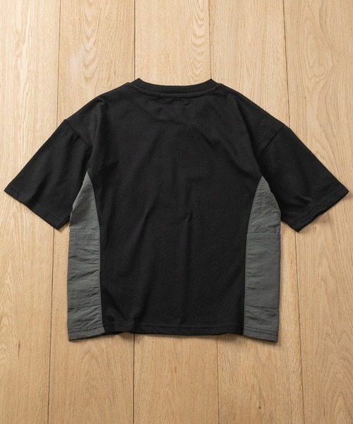 LOGOS(ロゴス)の「【30】〔LOGOS/ロゴス〕ドライコットン アソートデザイン クルーネック半袖Tシャツ 吸水速乾(Tシャツ/カットソー・キッズ・ベージュ系2/グリーン系1/ブラック系1/ブラック系2/ブルー系2・140/130/160/150)」の9枚目の写真