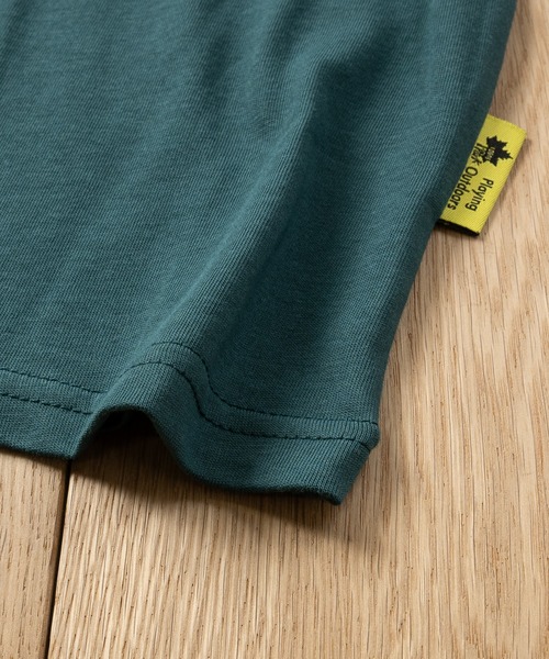 LOGOS（ロゴス）の「【30】〔LOGOS/ロゴス〕ドライコットン アソートデザイン クルーネック半袖Tシャツ 吸水速乾（Tシャツ/カットソー・キッズ・ベージュ系2/グリーン系1/ブラック系1/ブラック系2・140/130/160/150）」の12枚目の写真