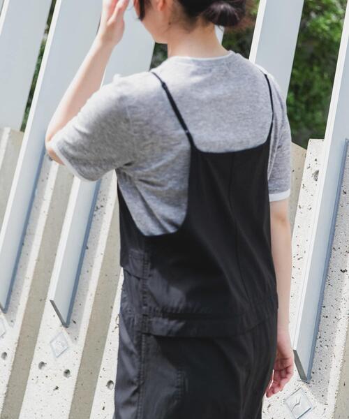 FORK&SPOON（フォークアンドスプーン）の「FORK&SPOON　レイヤードTシャツ（Tシャツ/カットソー・レディース・グレー/ブラウン・1）」の4枚目の写真