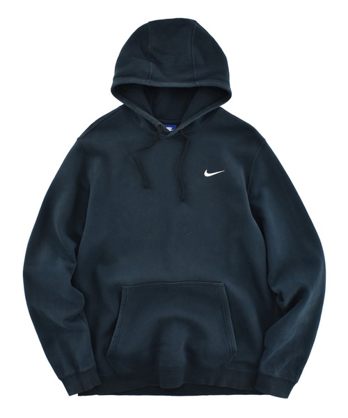 NIKE(ナイキ)の「【USED】NIKE swooshロゴ フーディ(パーカー・メンズ・ブラック・LARGE)」の1枚目の写真