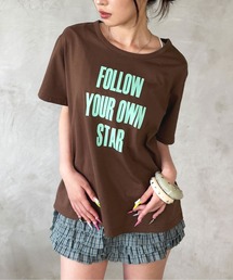 バイカラーロゴTEE