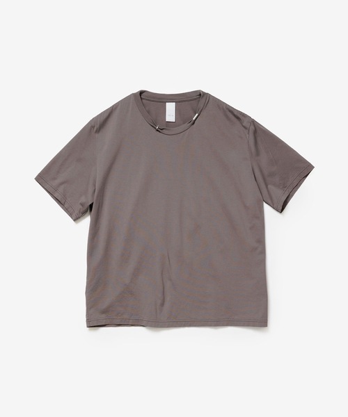 VEIN (ヴェイン)の「100/3 スエードジャージー ピアスド S/S TEE / 100/3 SUEDE JERSEY PIERCED S/S TEE(Tシャツ/カットソー・メンズ・ブラック/ライトブラウン/ホワイト・3/2/1)」の6枚目の写真
