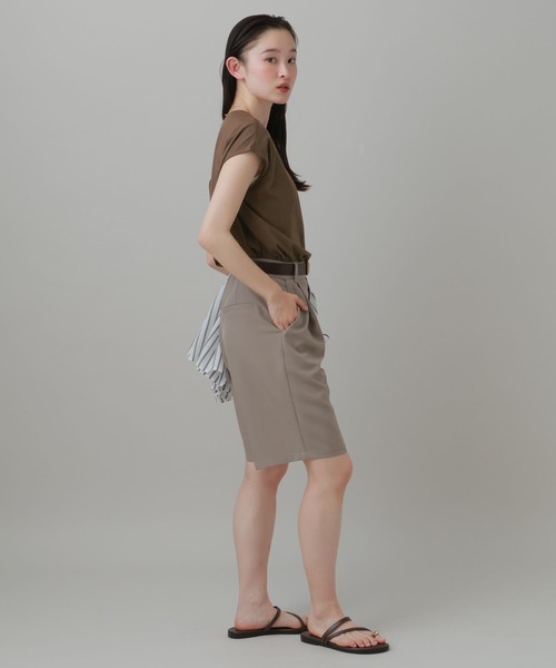 LAKOLE(ラコレ)の「タックハーフパンツ / 848925(その他パンツ・レディース・ベージュ/ブラック/グレー・MEDIUM/LARGE)」の21枚目の写真