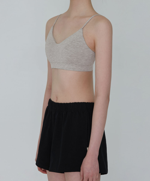 DEVIWEAR(デヴィウェア)の「シアリングVネックブラトップ DEVI-TS0059-メランジグレー(チューブトップ・レディース・ミックスグレー・SMALL/MEDIUM/LARGE)」の4枚目の写真